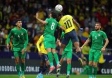 مباراة العراق والاكوادور تنتهي بالتعادل الايجابي