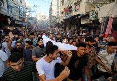 جماهير غفيرة تُشيّع جثماني "شهيدي الغربة" جنوب قطاع غزة