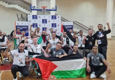 سلة فلسطين تتوّج بلقب بطولة الهند الدولية للكراسي المتحركة