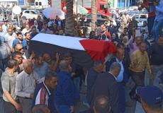 النضال الشعبي تشارك في تشييع وتأبين المناضلة فاطمة البرناوي