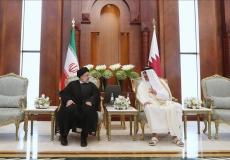 الرئيس الايراني وأمير دولة قطر.