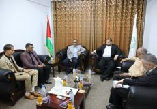 التشريعي بغزة يستقبل وفداً من المعهد العالي للقضاء