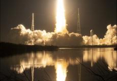 لحظة انطلاق صاروخ ناسا الفضائي أوريون