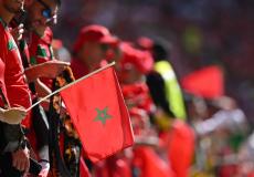 جماهير منتخب المغرب خلال مباراة كرواتيا في كأس العالم 2022
