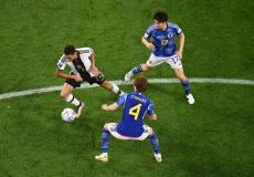 جانب من مباراة ألمانيا واليابان