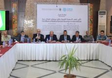 خلال ورشة العمل التي نظمها المركز الفلسطيني لحقوق الإنسان حول تأثير نقص الأجهزة الطبية على مرضى قطاع غزة