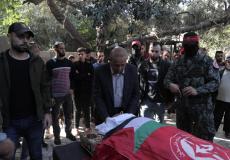 الشعبية تشيع جثمان علي أحمد وسط قطاع غزة