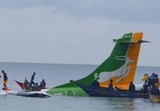 بعد فشل الهبوط بالمطار.. طائرة ركاب تسقط في بحيرة فيكتوريا