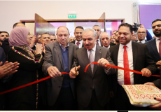 اشتية خلال افتتاح معرض فلسطين العقاري 2022، وذلك في مدينة رام الله