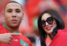 مشجعو منتخب المغرب يتابعون المباراة ضد بلجيكا في كأس العالم 2022