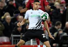 مباراة ليفربول وديربي كاونتي في كأس رابطة المحترفين الانجليزية