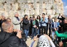 وفد زيارة ملتقى شهداء فلسطين