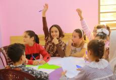 أنشطة تفاعلية للاطفال عزة في برنامج غزة للصحة النفسية