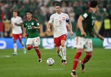 من مباراة بولندا ضد المكسيك في كأس العالم 2022