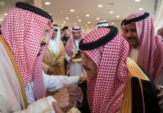 الشاعر السعودي خلف بن هذال مع الملك سلمان بن عبدالعزيز - ارشيف