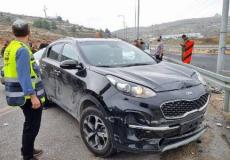 سيارة منفذ عملية الدهس قرب رام الله