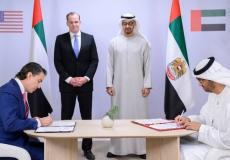 بقيمة 100 مليون دولار الإمارات وأمريكا توقعان شراكة استراتيجي