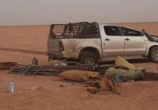 من مكان الحادث في برج باجي مختار بالجزائر