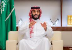 ولي العهد السعودي محمد بن سلمان في كأس العالم 2022.