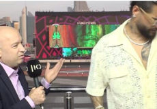 لحظة انسحاب مالوما من المقابلة مع المراسل الإسرائيلي