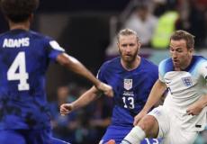 من مباراة الولايات المتحدة و انجلترا في كأس العالم 2022