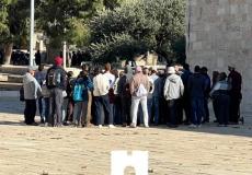 اقتحام طلاب المعاهد التوراتية لساحات الأقصى صباح اليوم.