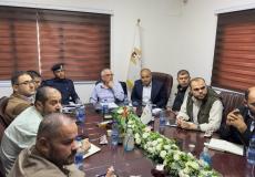 اجتماع لجنة الطوارئ الحكومية بغزة