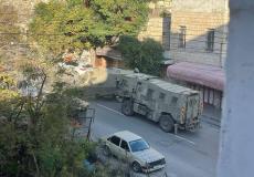 آليات الاحتلال تقتحم نابلس