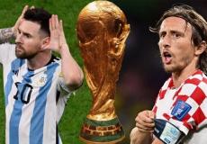 نجما منتخبي الأرجنتين وكرواتيا ليونيل ميسي ومودريتش