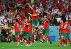 مباراة المغرب والبرتغال في كأس العالم.