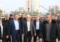 "السنوار" يتفقّد مكان إقامة انطلاقة حركة حماس في غزة