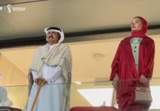 أمير قطر السابق والشيخة موزا.