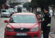 شرطي مرور في قطاع غزة