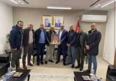 الشيخ يستقل وفدا من جمعية لفتا الخيرية في فلسطين