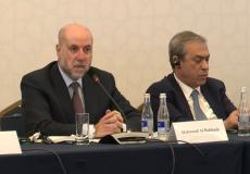 محمود الهباش خلال كلمته في افتتاح أعمال المنتدى الإسلامي العالمي في موسكو
