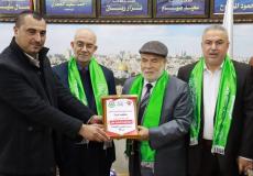 أثناء تهنئة الديمقراطية لحركة حماس بذكرى إنطلاقتها 35
