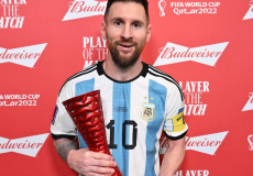 لاعب الأرجنتين ميسي يحصد جائزة رجل مباراة الأرجنتين وكرواتيا