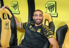 لاعب المنتخب المغربي ونادي الاتحاد السعودي عبد الرزاق حمد الله