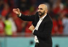 مدرب منتخب المغرب وليد الركراكي
