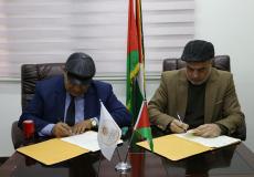 مالية غزة توقع مذكرة تفاهم مع نقابة المحامين بشأن ضريبة القيمة المضافة