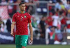 أشرف حكيمي مدافع منتخب المغرب