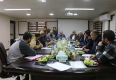 اجتماع أصحاب شركات النقل والشحن في غرفة تجارة وصناعة غزة