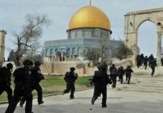 قوات الاحتلال تقتحم المسجد الاقصى