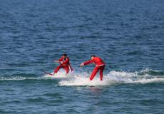 الاتحاد الفلسطيني للشراع والتجديف ينظّم فعالية للتزلّج