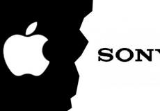 شعار شركة سوني و شركة أبل