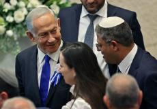 نتنياهو رئيس الوزراء الإسرائيلي مع وزير الأمن القومي بن غفير