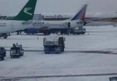 عاصفة ثلجية تتسبب بتأجيل أكثر من 50 رحلة في مطارات موسكو