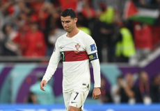 رونالدو في مباراة المغرب والبرتغال ضمن كأس العالم 2022