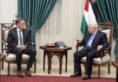 الرئيس عباس ومستشار الامن القومي الأمريكي جيك سوليفان