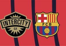 مباراة برشلونة وانتر سيتي في كأس إسبانيا